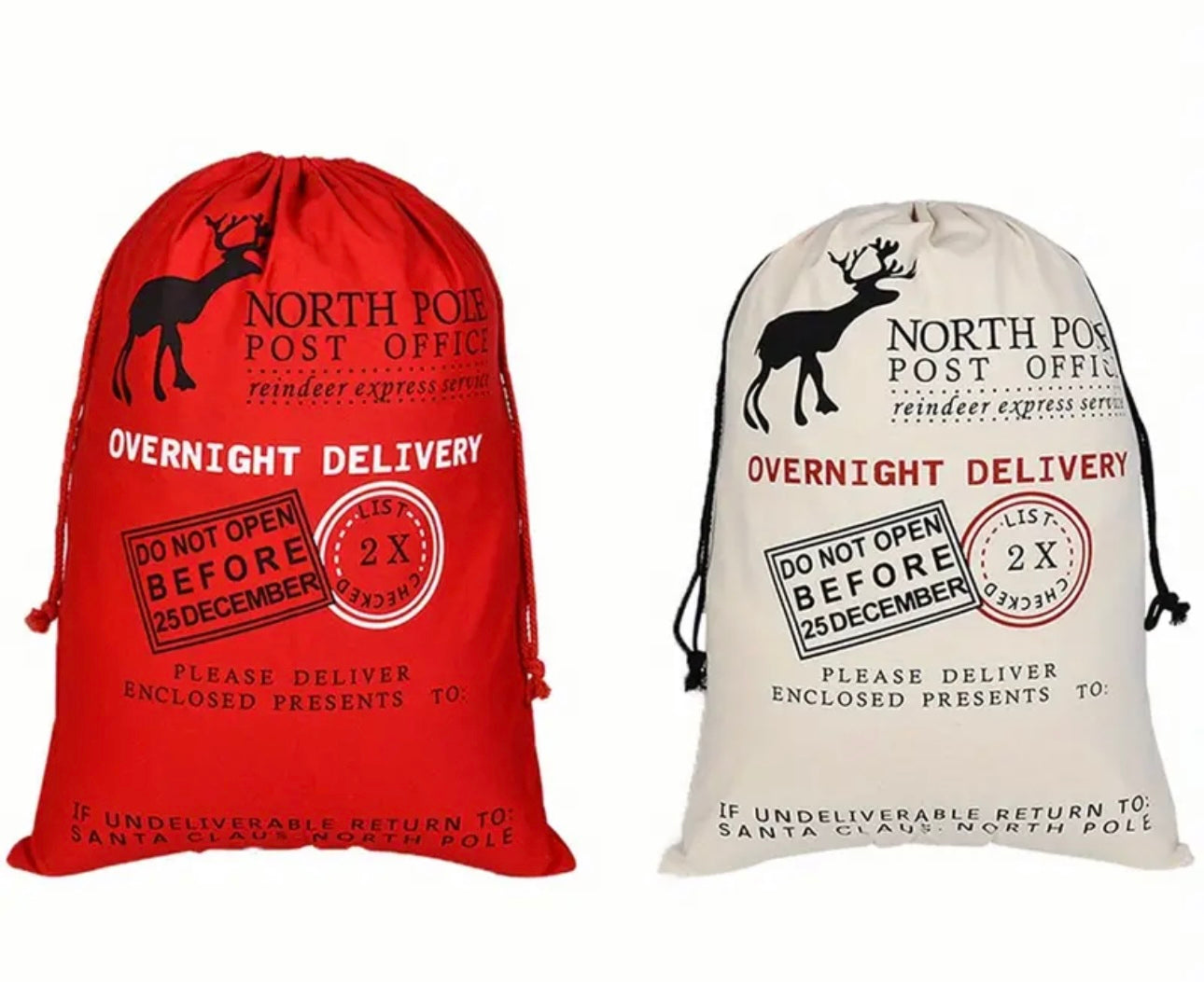 Personalised Santa Sacks