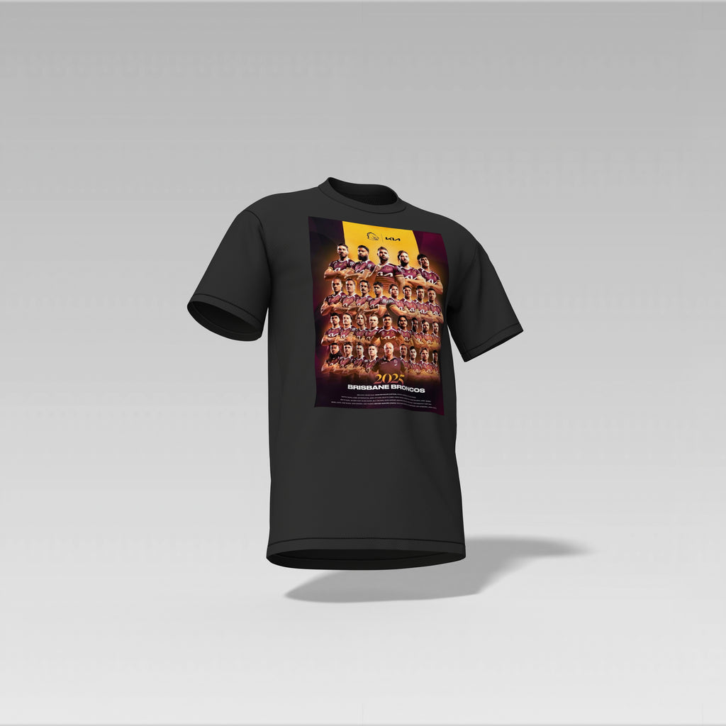 Brisbane Broncos 2025 Team Tee